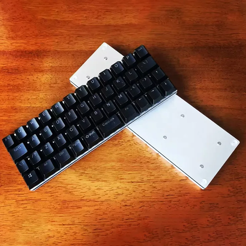 K45 Split mechanische Tastatur RGB 45 Tasten individuelle Unterstützung QMK VIAL roter Schalter kabelgebunden Split mechanische Tastatur Kit Typ C Geschenk