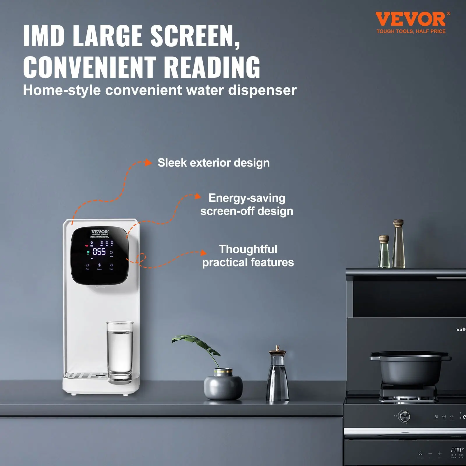 

Countertop Water Filter Portable Water Purifier For Home Purified Water Pure To Drain 5 Stage Purification Installation Required