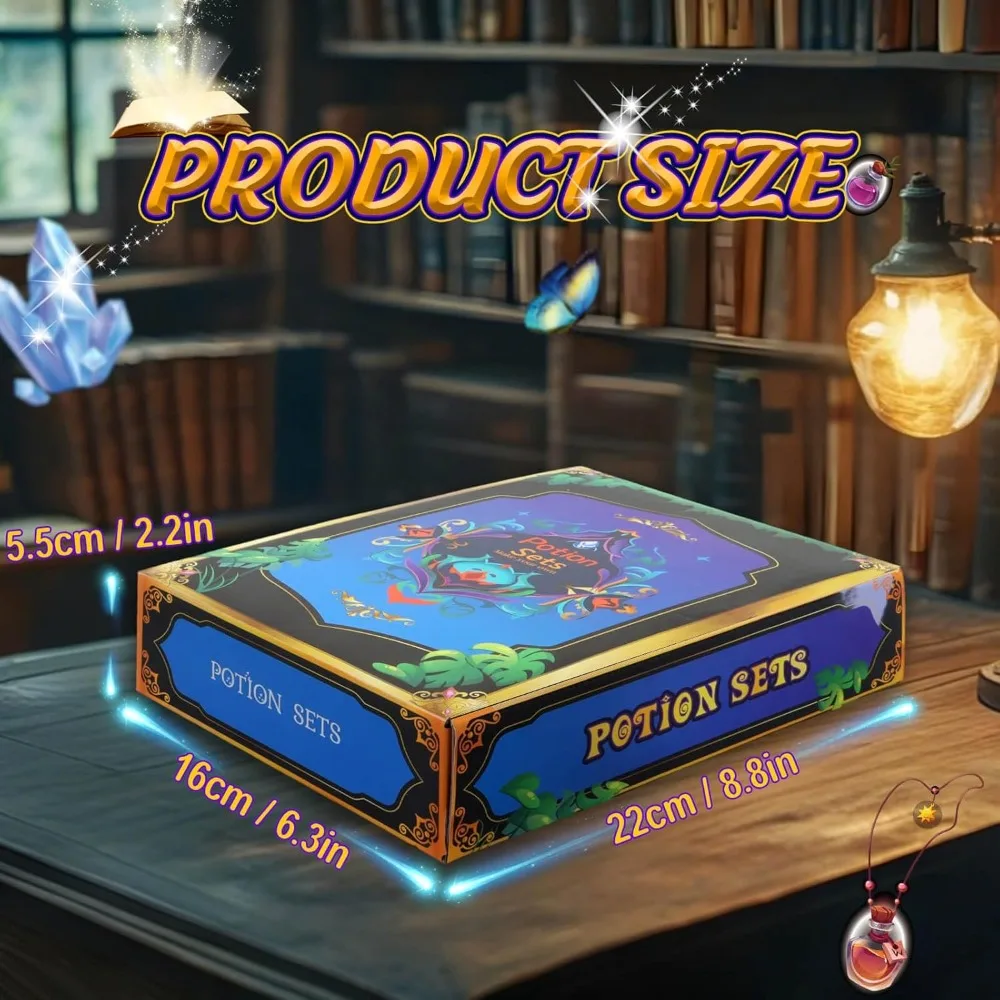 Fairy Magic Potions Kit for Kids DIY Mixed Magic Wizard Potion Bottles Mystery Craft Christmas Birthday Gifts for Girls Princess