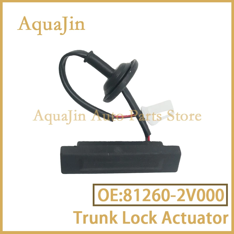 Car Rear Trunk Lock Boot Release Handle Switch Tailgate Opening Button Handle For Hyundai I10 2013 - 2021 81260B4000 81260-B4000