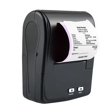 Dot Matrix Printer Portable Handheld  58MM Bluetooth Label Receipt  For Android Mobile Phone Windows Device