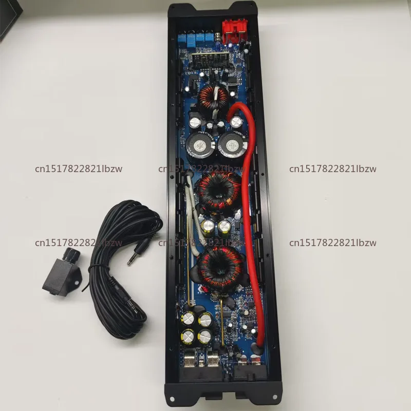 Amplificador de Potencia para Auto, Canal Único, 1500w, Altavoz para Auto, Subwoofer, Bocina de Bajos, Amplificador de Sonido Estéreo para Auto