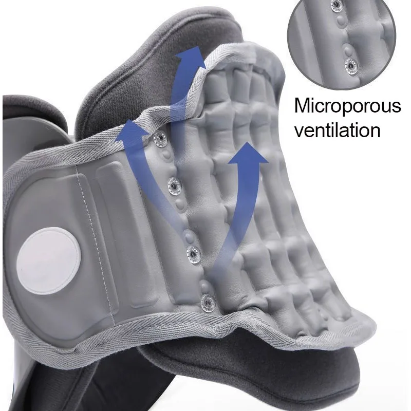 Neck Traction Device Adjustable Ergonomic Neck Stretcher Cervical Spine Alignment Neck Brace with Airbag Support