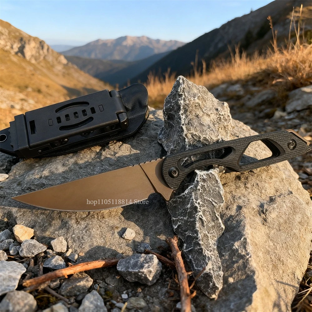 

Straight Knife Outdoor Leisure Personalsafety Protection Essential Equipment Hunting Fishing Portable Self Defense EDC Utility