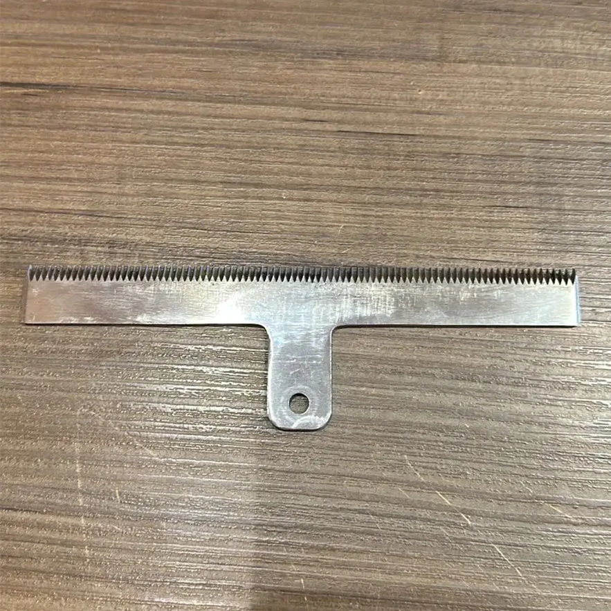 

5Pcs Vertical Packing Machine Tooth Cutting Blade T Shape HSS For Horizontal Sealing Machine L:180mm Customize 15days