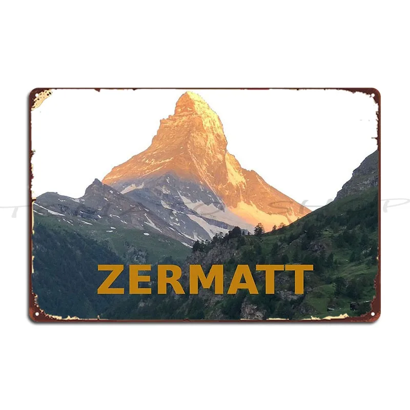 Ski Vail Colorado Bernese Oberland 1895 Vintage Switzerland Poster  Metal Signs Club Designing Pub Club create  Tin Sign Poster