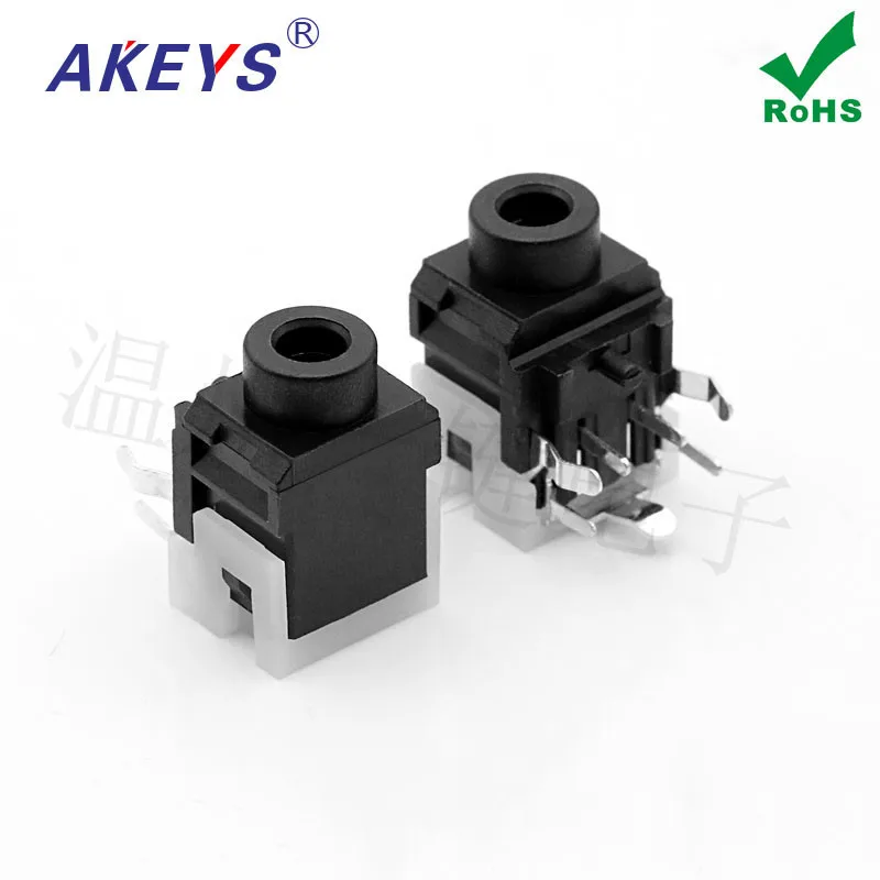 10pcs PJ-335 Power Interface 3.5 Headphone Socket 7-pin Accessory 3 Fixed Pins 3.5MM Socket Female Base