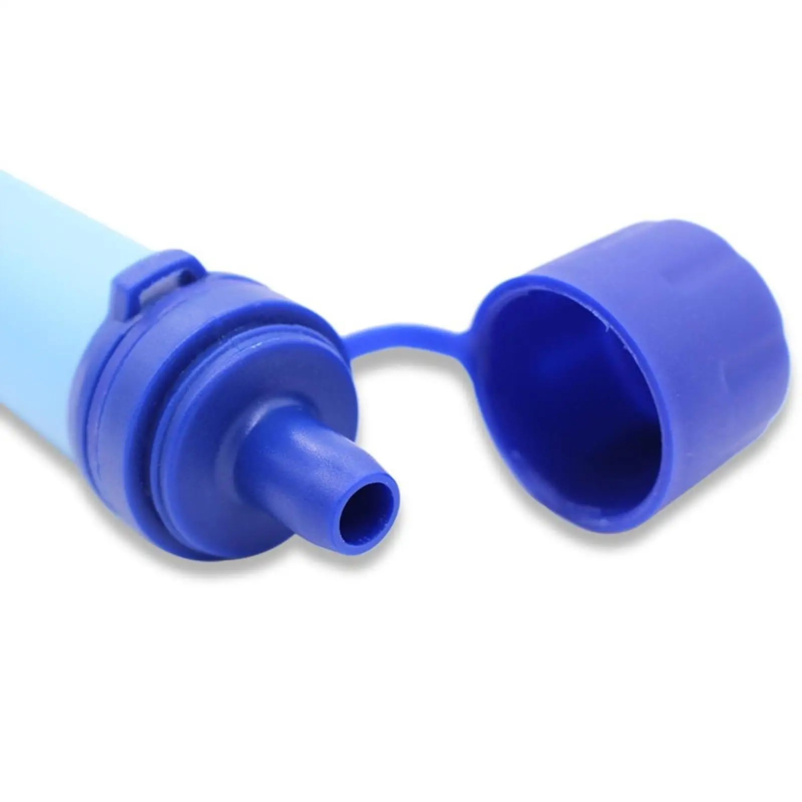 Water Purifier Portable Filter System for Hiking Camping Travel Emergency Survival Outdoor Clean Drinking Water Pump Blue
