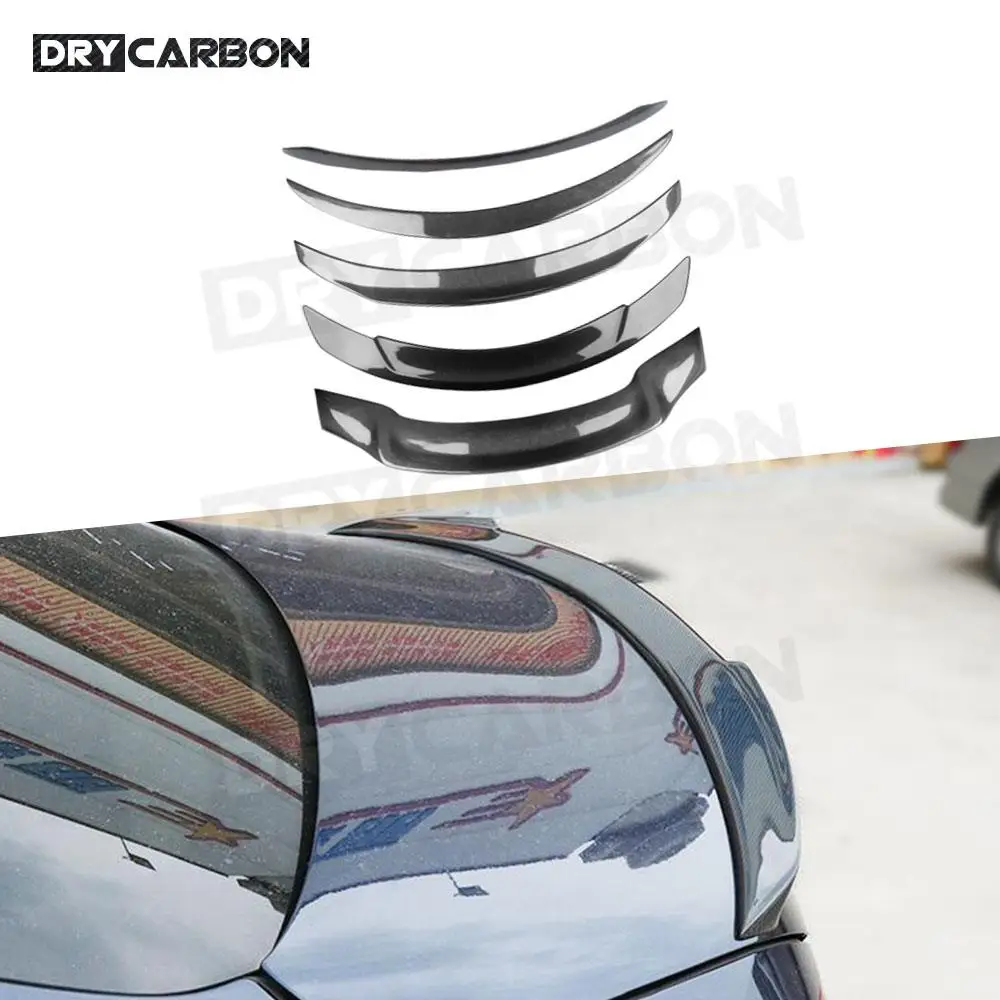 

Carbon Fiber Rear Trunk Duck Spoiler Wing For Benz W205 4-Door Sedan C180 C200 C300 2015-2019 B/C63/R/P/W Style Rear Spoiler