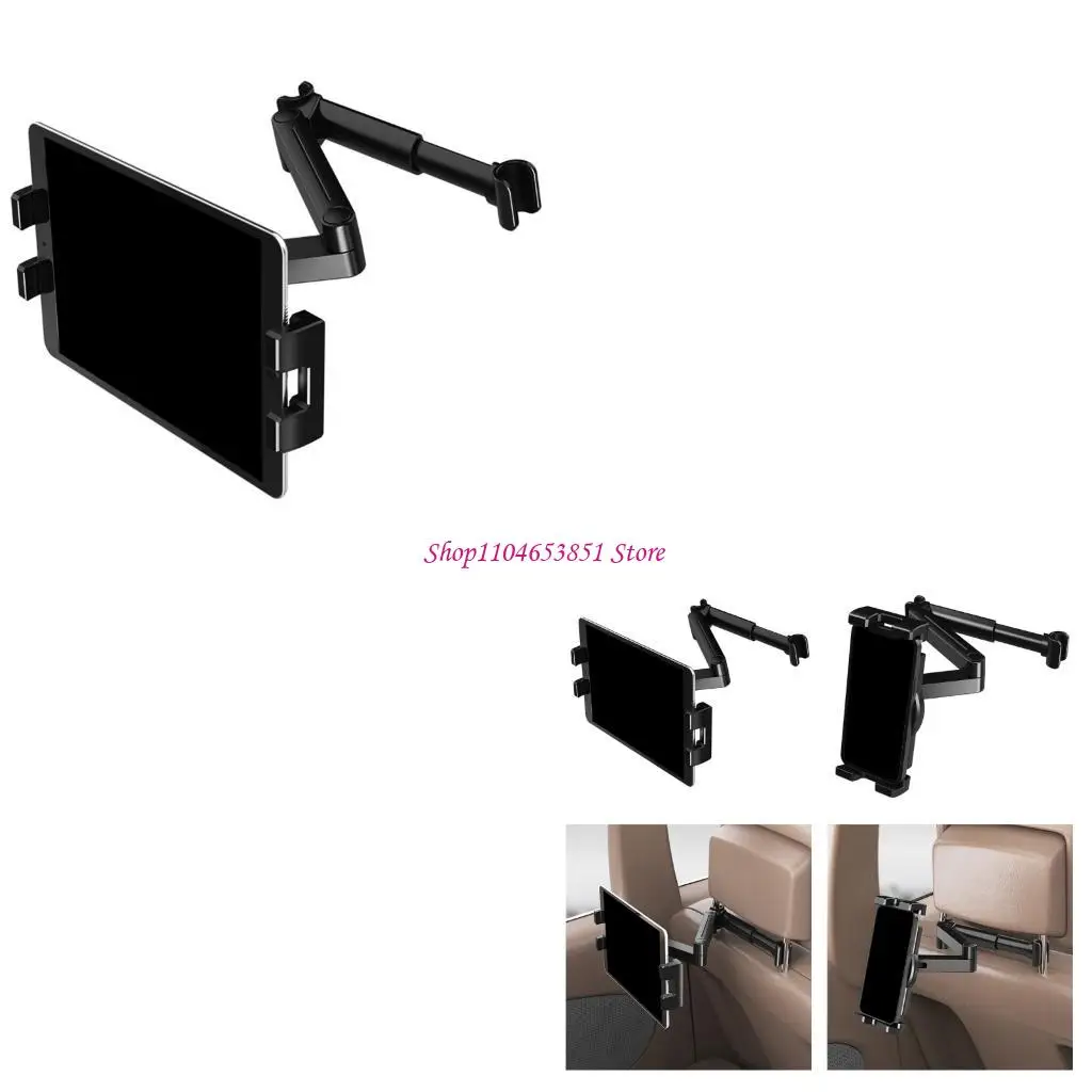 Vehicle Back Mount Car Tablet Support Adjustable Tablet Holder 360 Degree