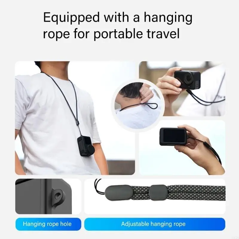 H37B für Action 4/3 Kamera Silikonfall Antiskrettern Schutzkamera Silikon Weiche Hautschutzkamera -Zubehör