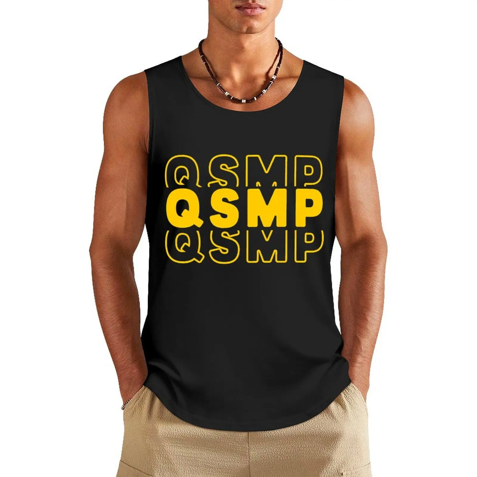 

QSMP, qsmp, Qsmp Tank Top men clothing t-shirt for man vest men