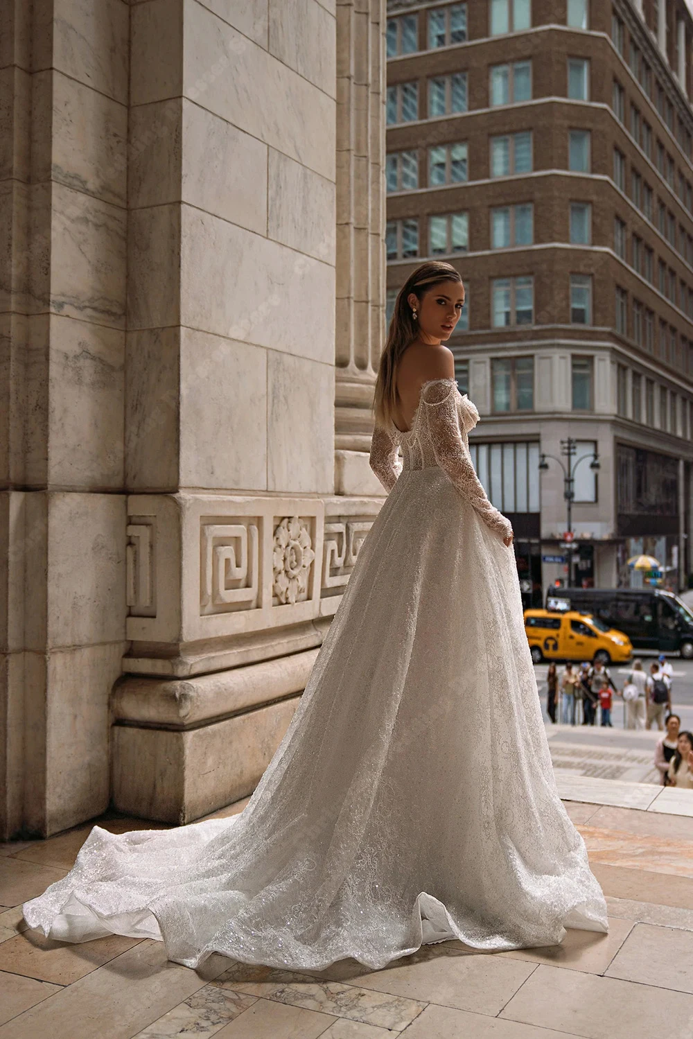 Sexy renda sem mangas vestidos de casamento feminino elegante sem costas a linha tule vestido de noiva princesa banquete novia personalizado