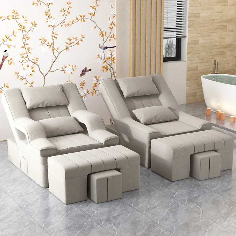 

Pedicure Professional Equipment Chair Ergonomic Manicure Set Spa Salon Furniture Support Nail Chairs Massage Tech Bed Luxury