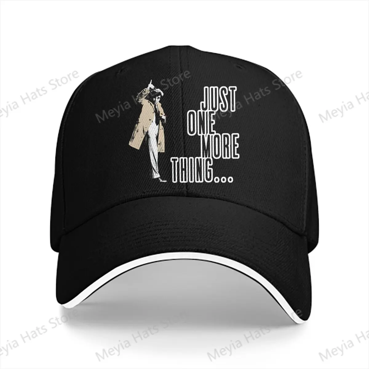 Just One More Columbo Movie Baseball Cap Men Hats Women Visor Outdoor Snapback Caps