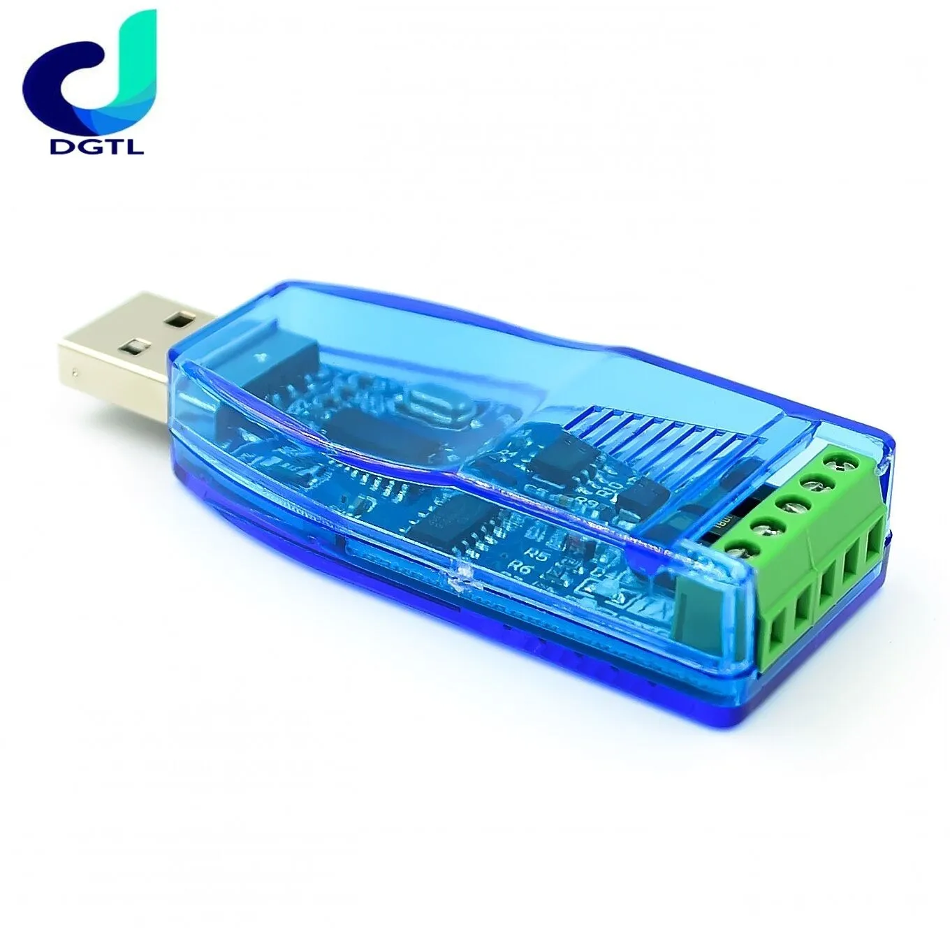 Industrial USB To RS485 Converter Upgrade Protection RS232 Converter Compatibility V2.0 Standard RS-485 A Connector Board Module