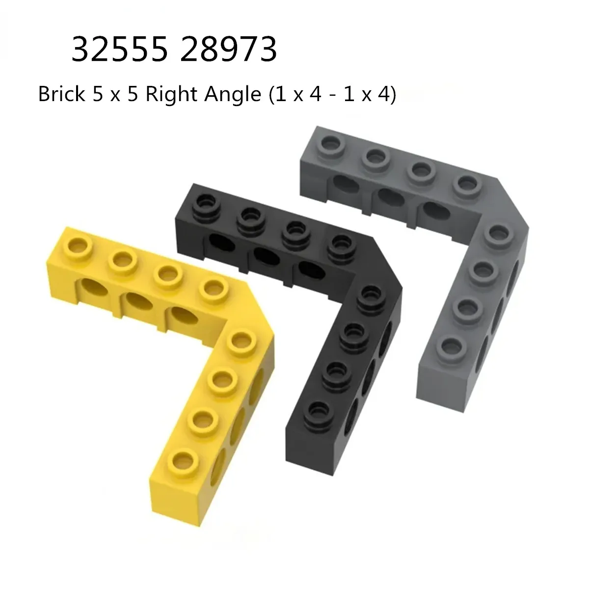 

1 Pcs Buildings Blocks 32555 28973 Brick 5 x 5 Right Angle (1 x 4 - 1 x 4) Bulk Modular GBC Toy For High-Tech MOC Set