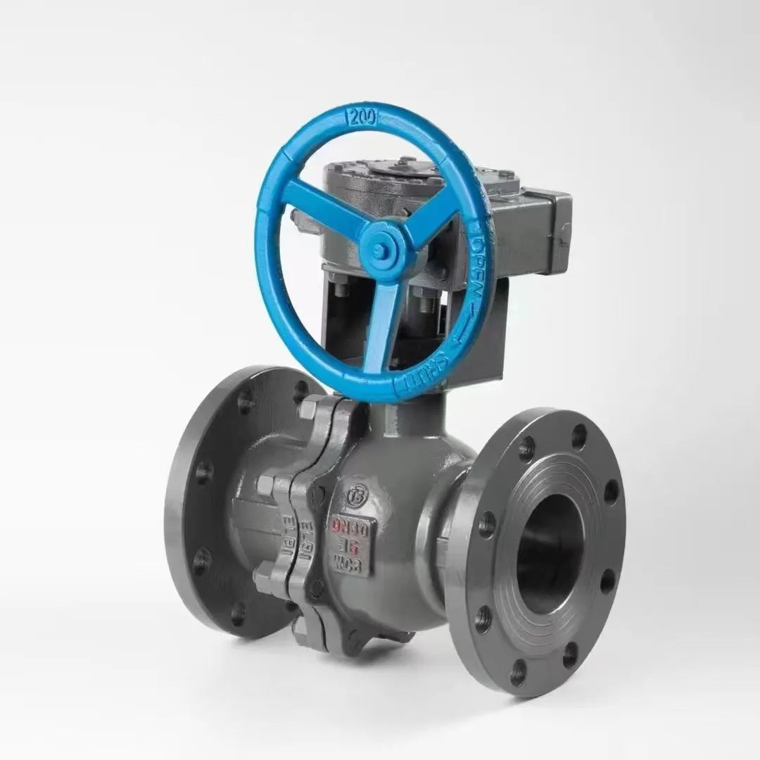 ISO9001 Certified Factory Direct Customizable OEM Support High-Temperature 2-Way Cast Steel Flange Manual Ball Valve for Oil