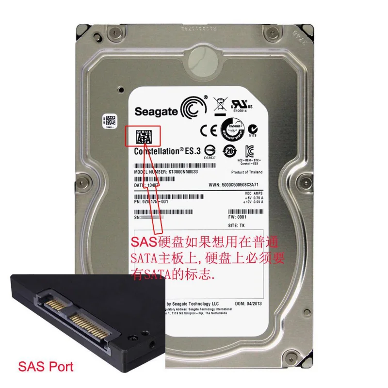 Adaptador de codo SATA a SAS de 90 grados, placa base, puerto pequeño, adaptador SAS, SFF-8482