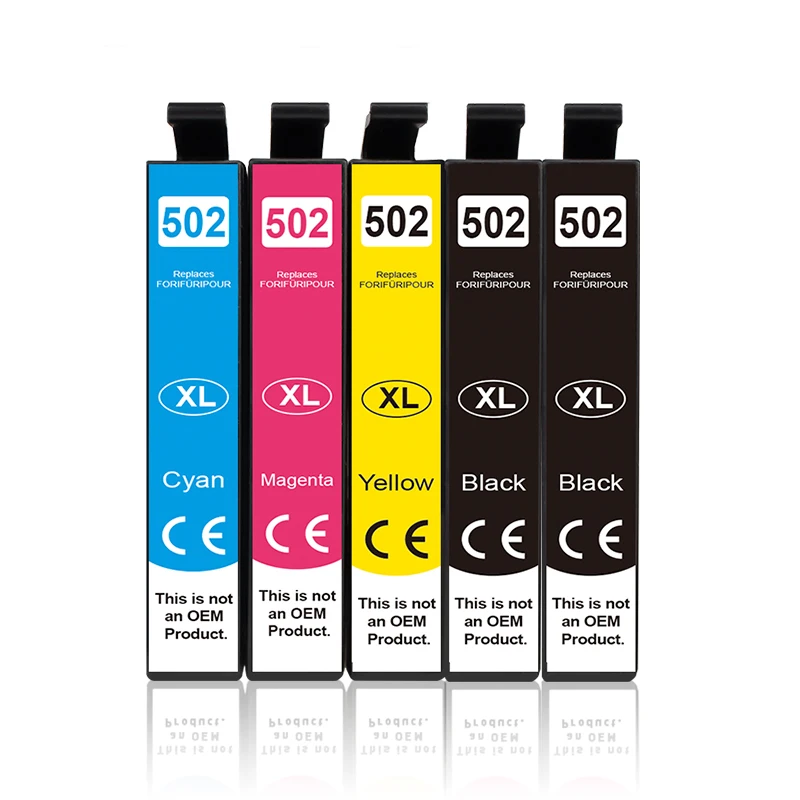 Cartouche d'encre 502 XL 502XL pour imprimante Epson T502XL, Compatible Expression Home XP-5100 XP-5105 WorkForce WF-2860 WF-2865