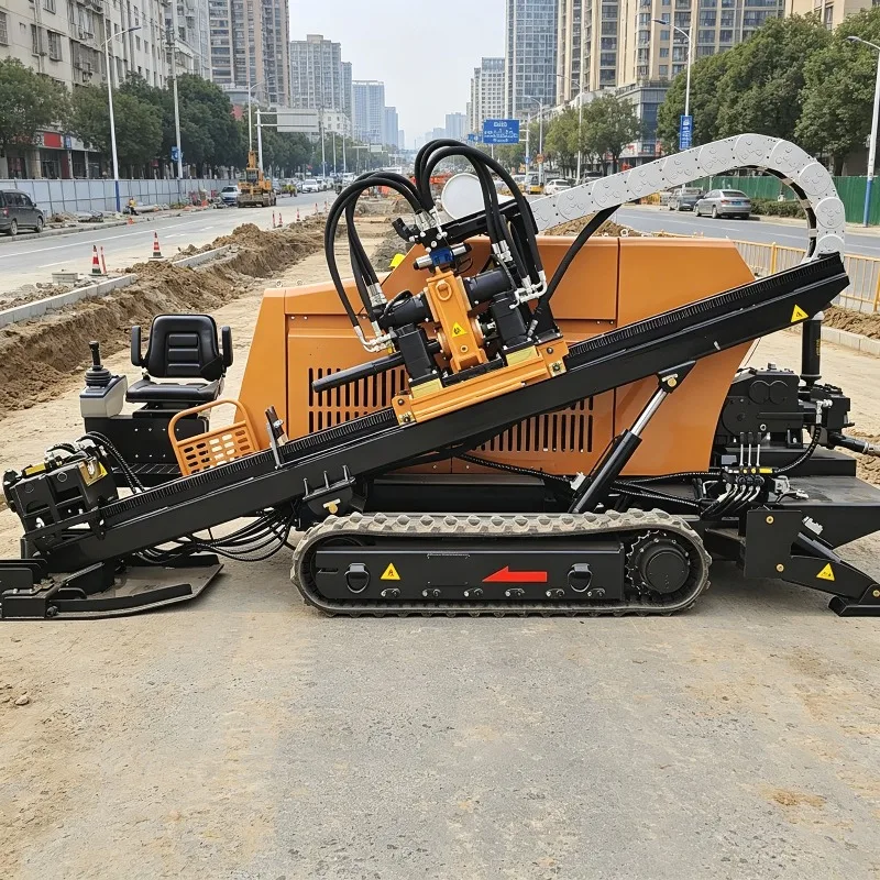 Reliable  HDD Trench-less Horizontal Directional Boring Rig for Telecommunication Tower Conduit Work Customized