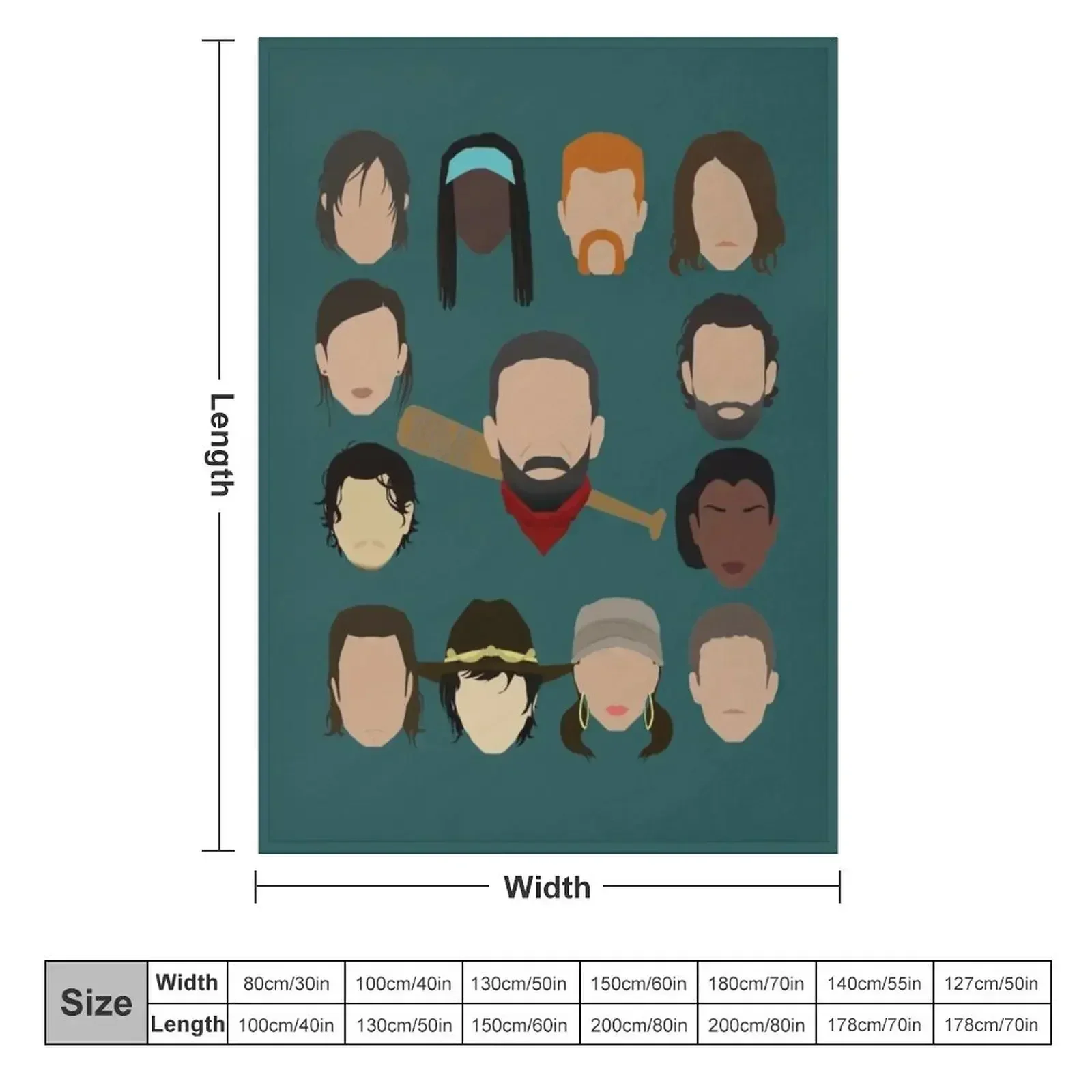 Who did Negan kill Throw Blanket Blankets Sofas Of Decoration Warm Soft Plush Plaid For Decorative Sofa Blankets