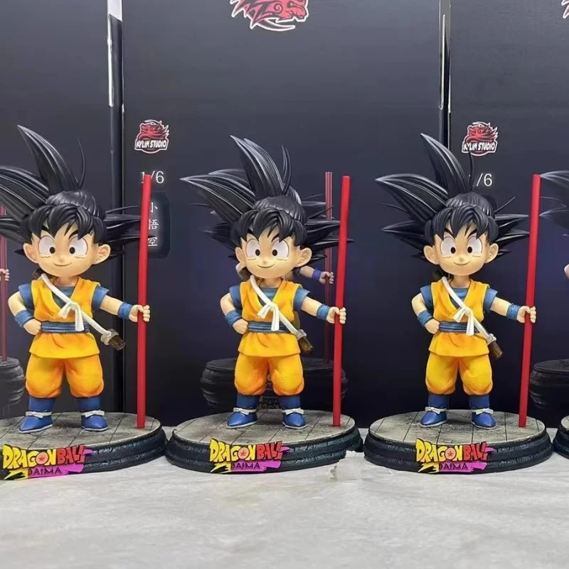 In Voorraad Dragon Ball Anime Figuur Daima Goku Figuren Super Saiyan Son Goku Leuke Beeldje Standbeeld Model Collectible Ornament Speelgoed