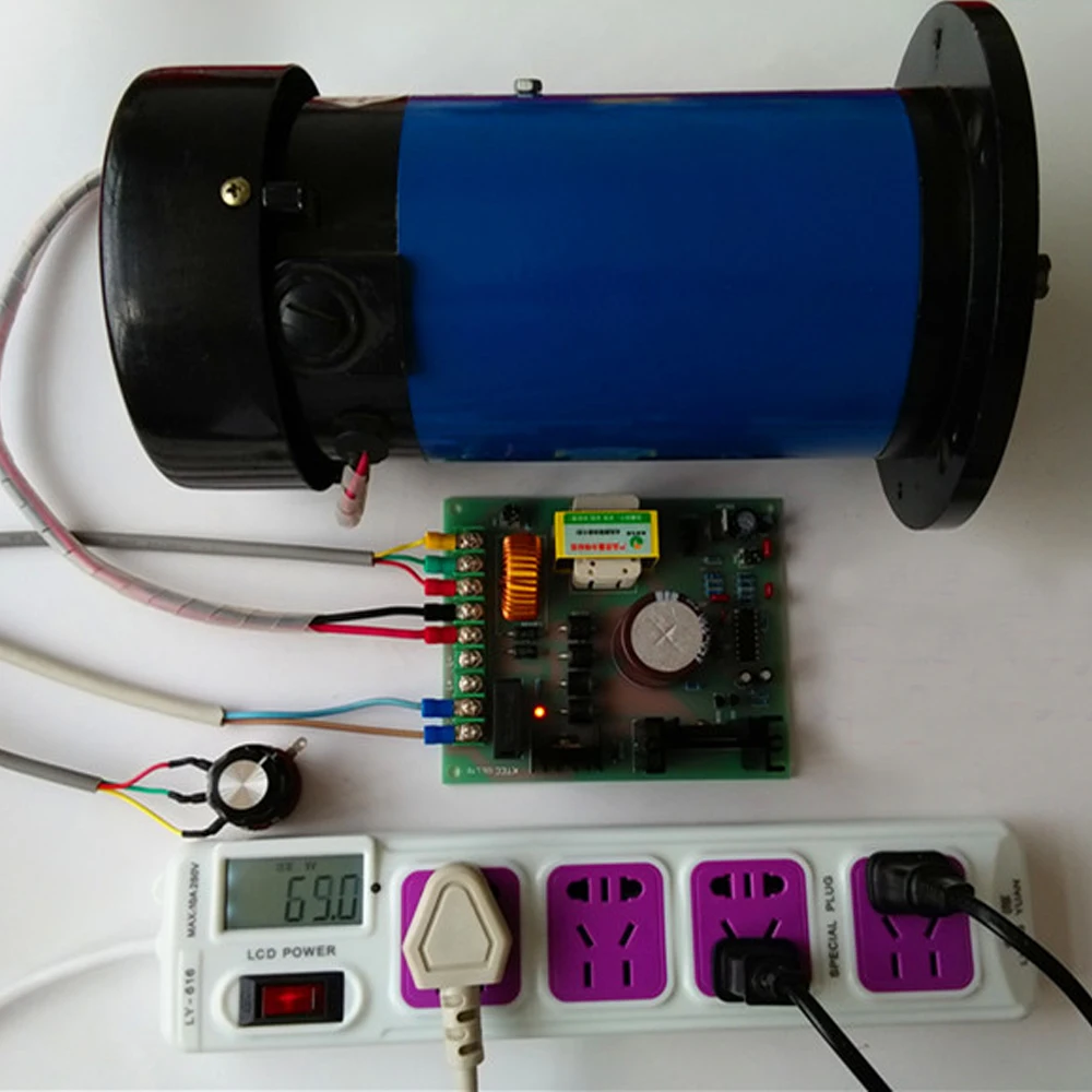 High Power DC Motor Governor PWM 0-220V Output Voltage Adjustable Permanent Magnet Excitation Motor Drive Controller Board