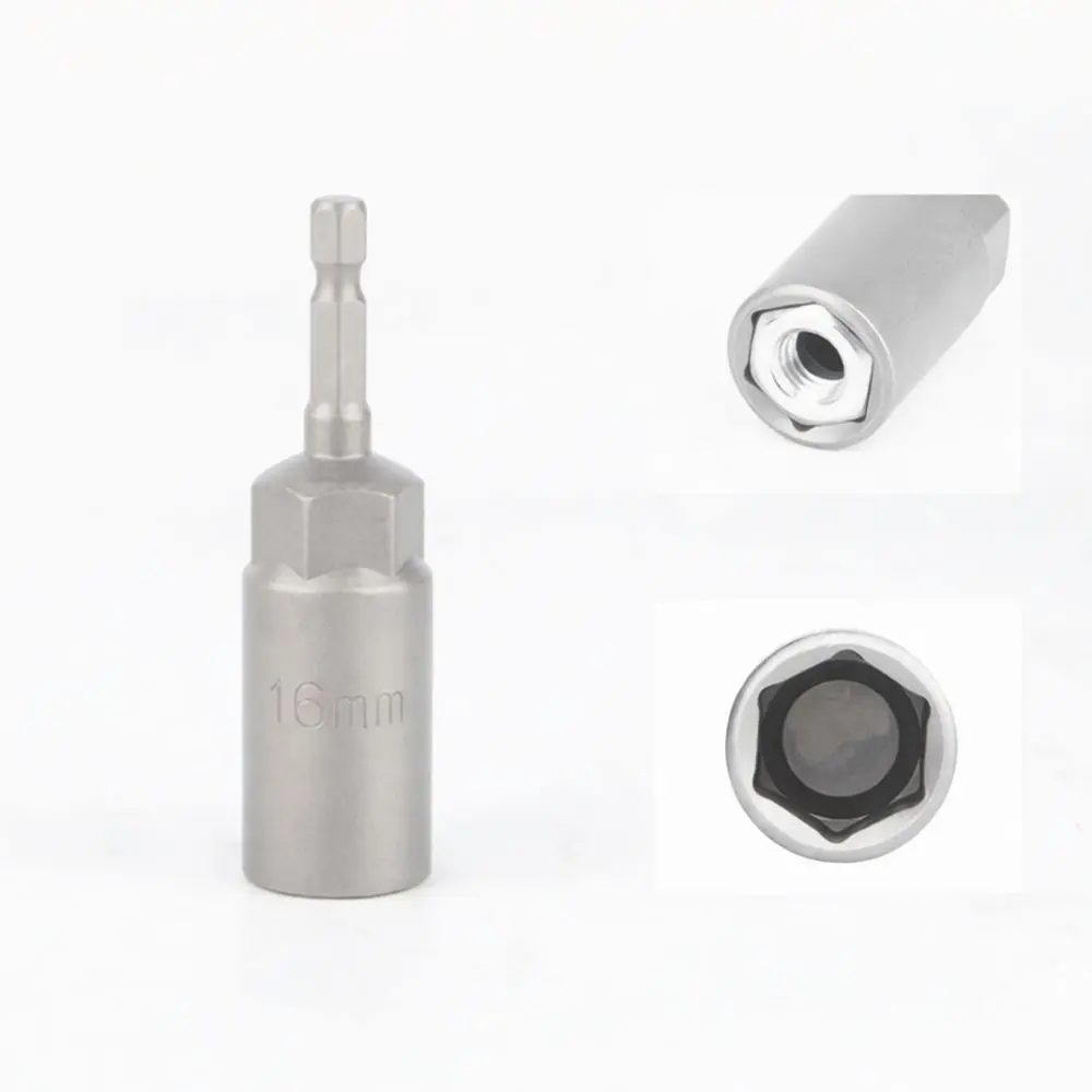 Chrome Steel Deep Hex Sleeve For Yixinhong Power Drill Adapter Long Impact Wrench Nut Driver Hand Tooling Repair Accessory