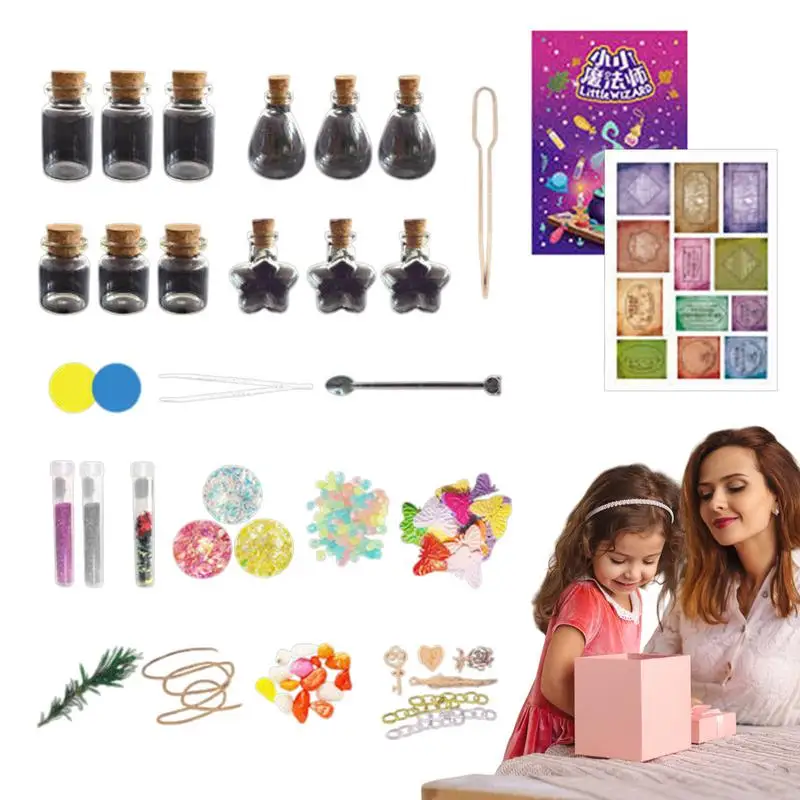 Kids Potion Kit Potion Making Set for Kids Potion Making Set Fairy Potion Bottles Craft Toy Science Set Magic Kits & Accessories