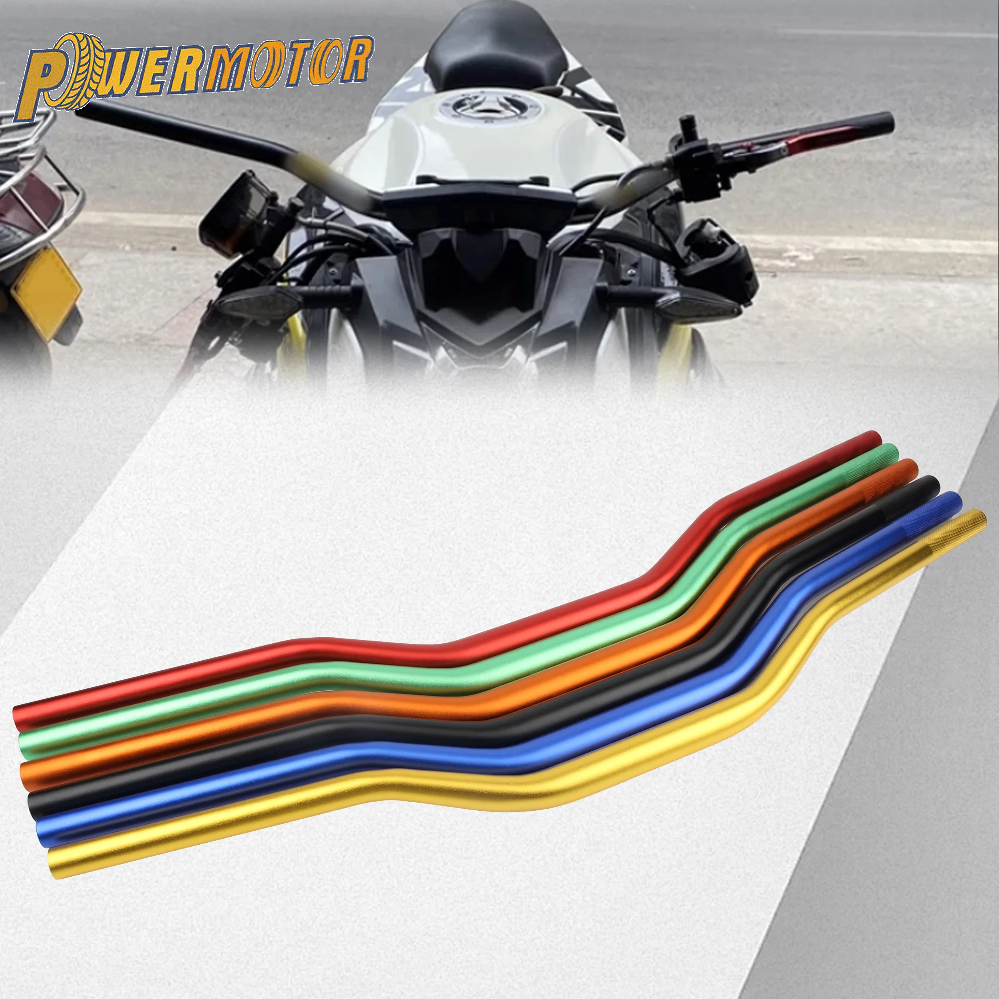 Universelle Motorrad-Lenker 22mm 28mm Aluminiumlegierung Rostfreie Lenker für KTM Honda Suzuki Yamaha - Lenkstange