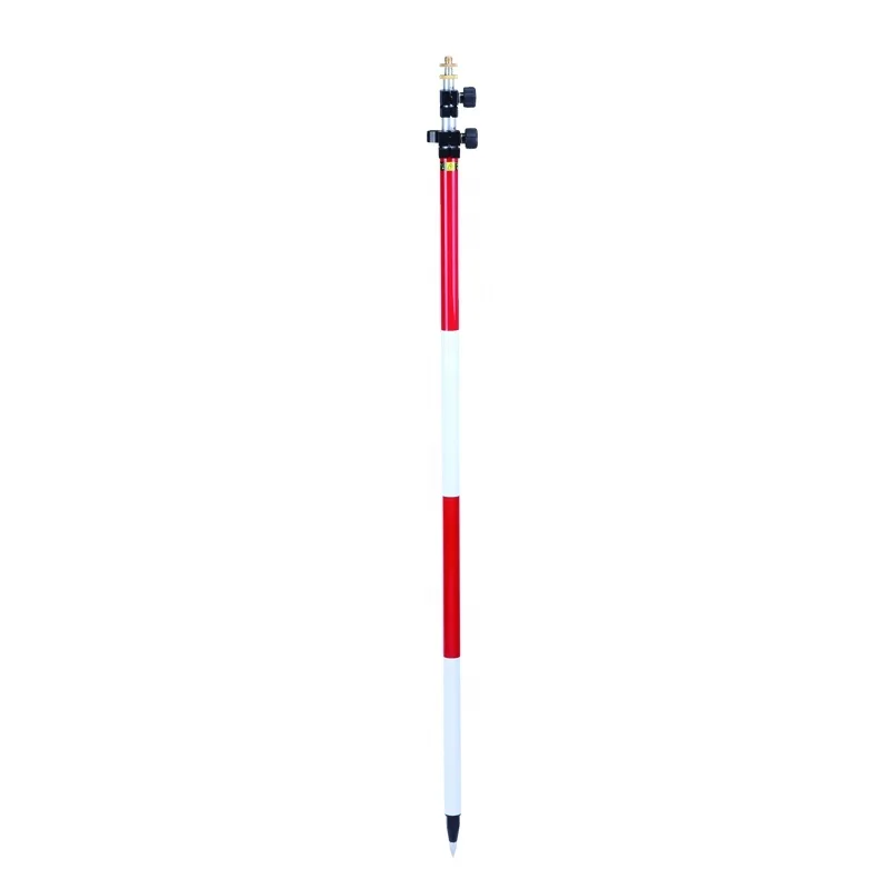 2024 Land Surveying Accessories 2.6M 3.6M 4.6M Telescopic Prism Poles for Total Station