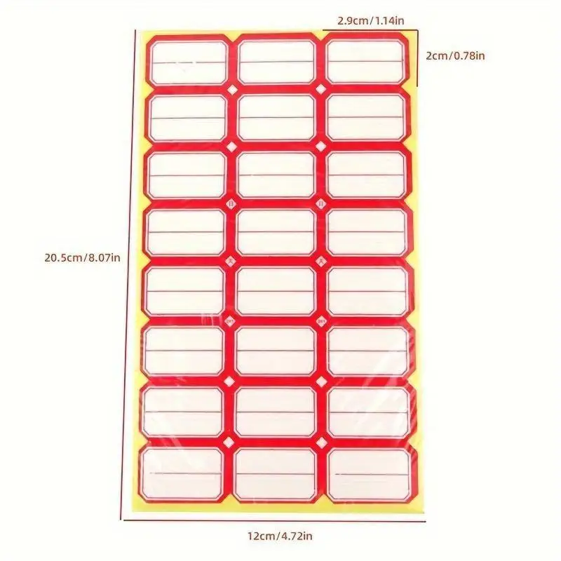 10 Sheets/400pcs Self Adhesive Label Paper, Handwritten Marking Price Name Sticker, Classification Sticker