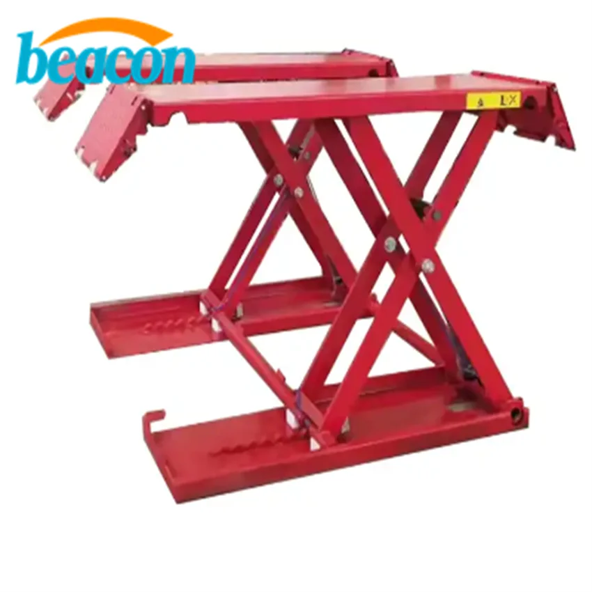 Hydraulic Garage Car Ramps Jack Electric Scissor Lift Platform For Hydraulic Car Floor Lifting Wash Ramp