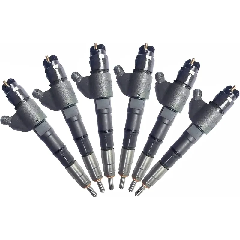 6x Common Rail Fuel Injector 0445120067 For Volvo D6E Engine EC210 EC210B Excavator