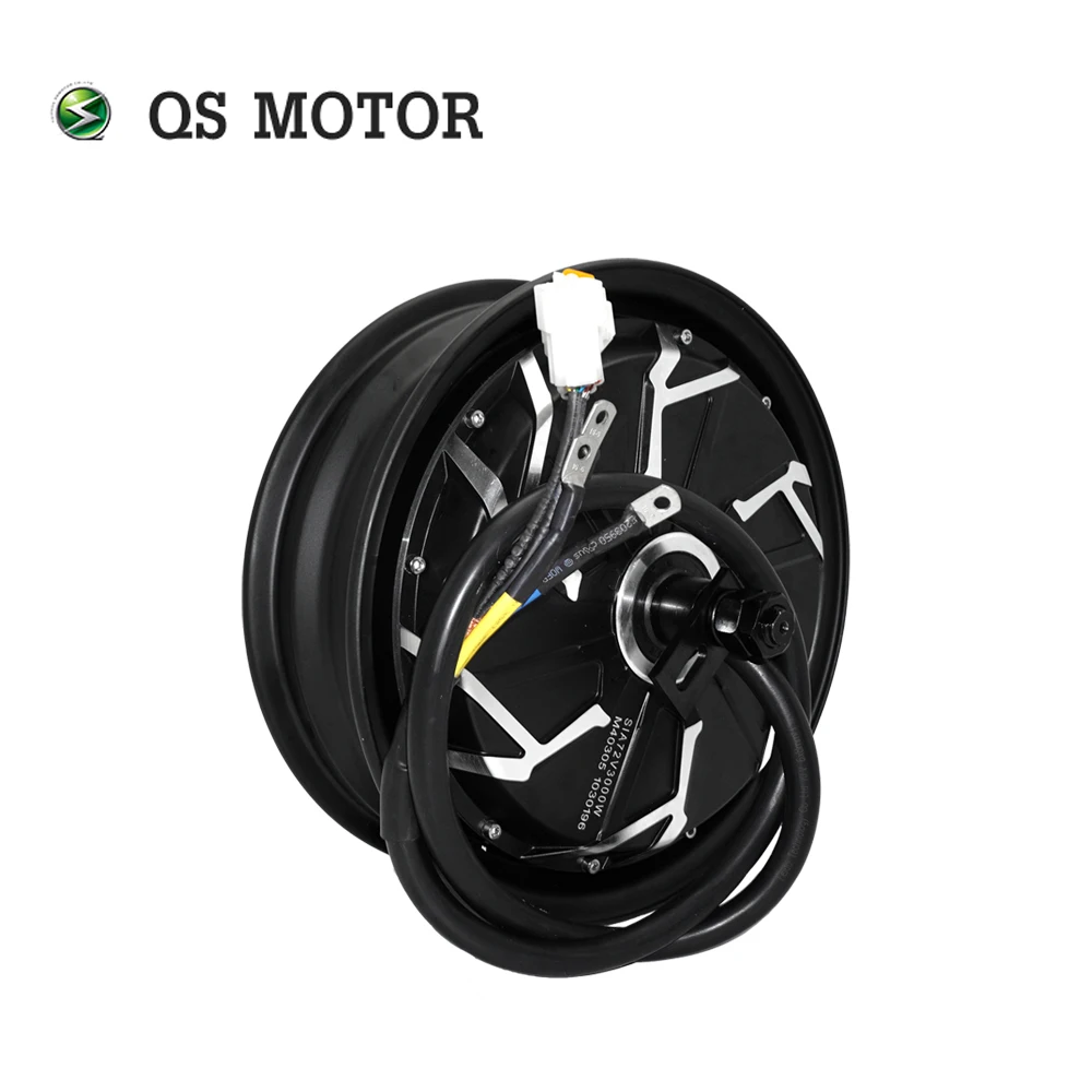 QS MOTOR QS260 12*3.5inch 5000W V4 72V 95kph Hub Motor for Electric Motorcycle