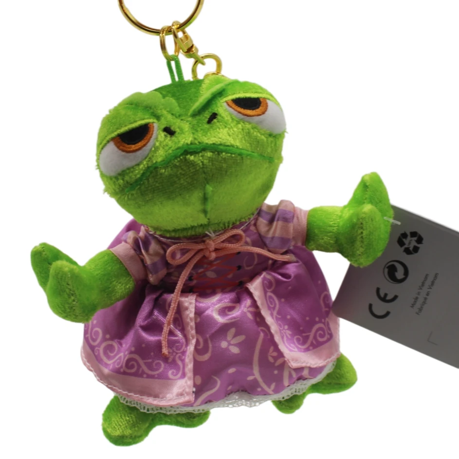 1piece 12cm Disney Pascal Chameleon Tangled Plush Toy Rapunzel's Pascal Plush Keychain Tangled Rapunzel pendant toys view 3