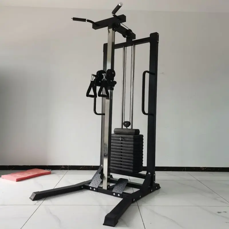 Factory Muti Functional Gym Station Lat Pull Down Row Machine Gym Fitness Equipment Single Cable Crossover