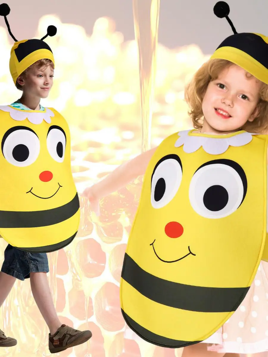 

loween Children's Cosplay Cosite Sponge Doll Suit ato Pumpkin Role-plang Outfit Faux Velvet Material Traditional C...