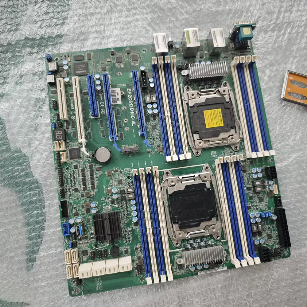 Server Motherboard EP2C612D16C-4L DDR4 2400 LGA2011 Support E5-2600 V3 V4 Fully Tested Good Quality