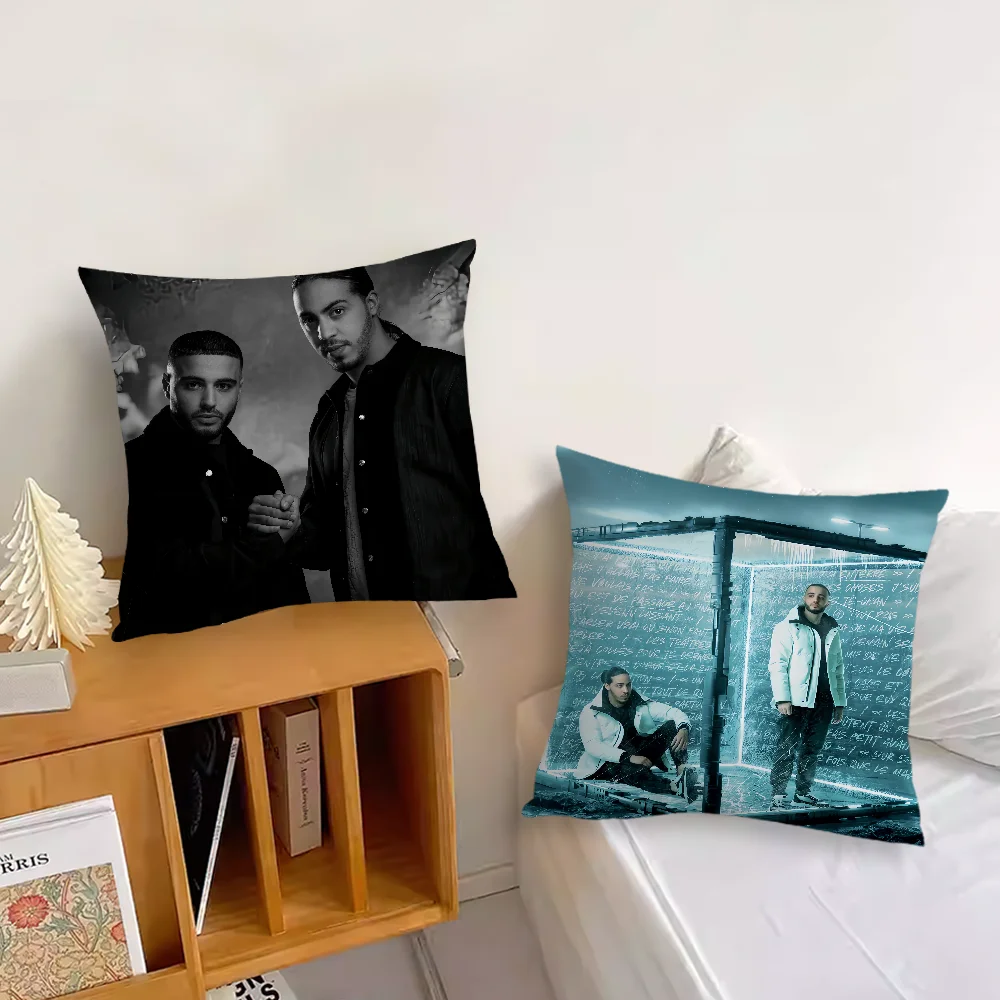 Band Djadja & Dinaz Pillow Case Comfortable soft Cushion for Sofa Home office Decor and Protective Covers