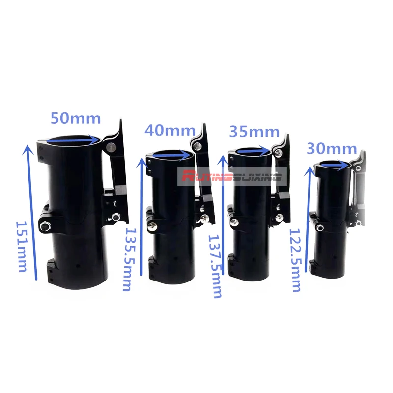 30/35/40/50mm Aluminum Alloy Folding Arm Plant Protection Drone Tube Clamp Carbon Fiber Tube Connection Fittings