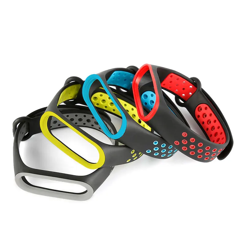 

Strap For Mi Band 6 7 Bracelet Sport Silicone Strap Mi band 4 Mi band5 Correa Replacement Wristband For Xiaomi Mi Band 4 3 5 6 7