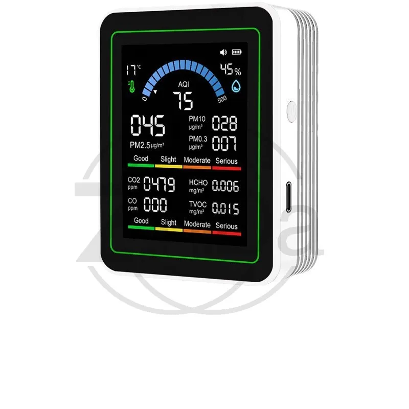 0-in-1-air-detector-household-monitoring-formaldehyde-carbon-dioxide-pm25-co-temperature-and-humidity-sensor
