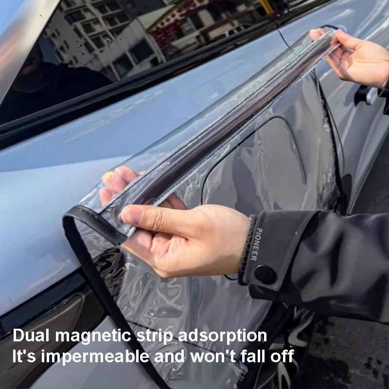 غطاء مقاوم للمطر لمنفذ الشحن لسيارة Volkswagen VW ID.3/ID.4/ID.5/ID.7/Q6 ملحق حماية مضاد للتسرب للسيارة e-tron #4