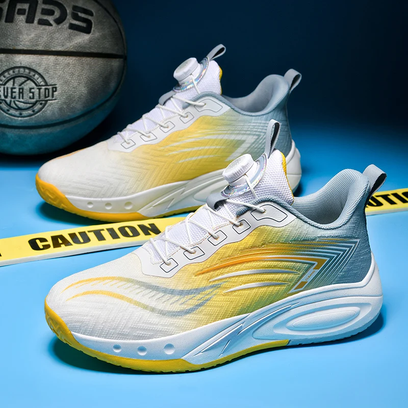 Basketball shoes spring summer anti-slip soft sole competition ball shoes outdoor casual sneakers students sports running shoes