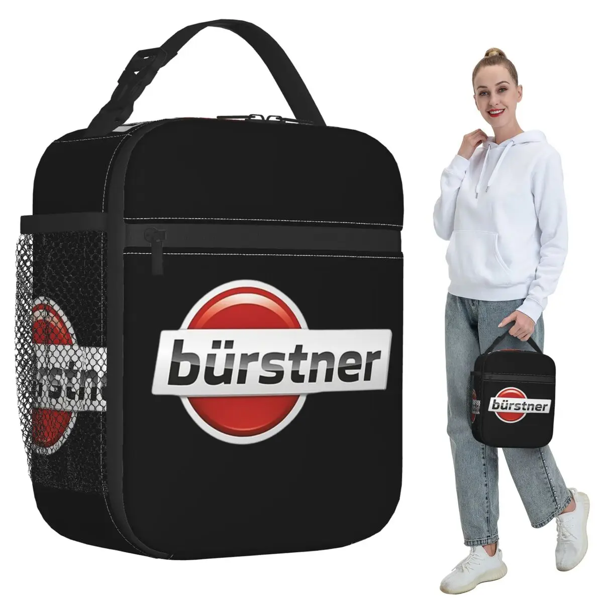 

Burstner Caravan Insulated Lunch Bag for Kids School Cooler Thermal Food Box Tote Leakproof Lunch Boxes Container