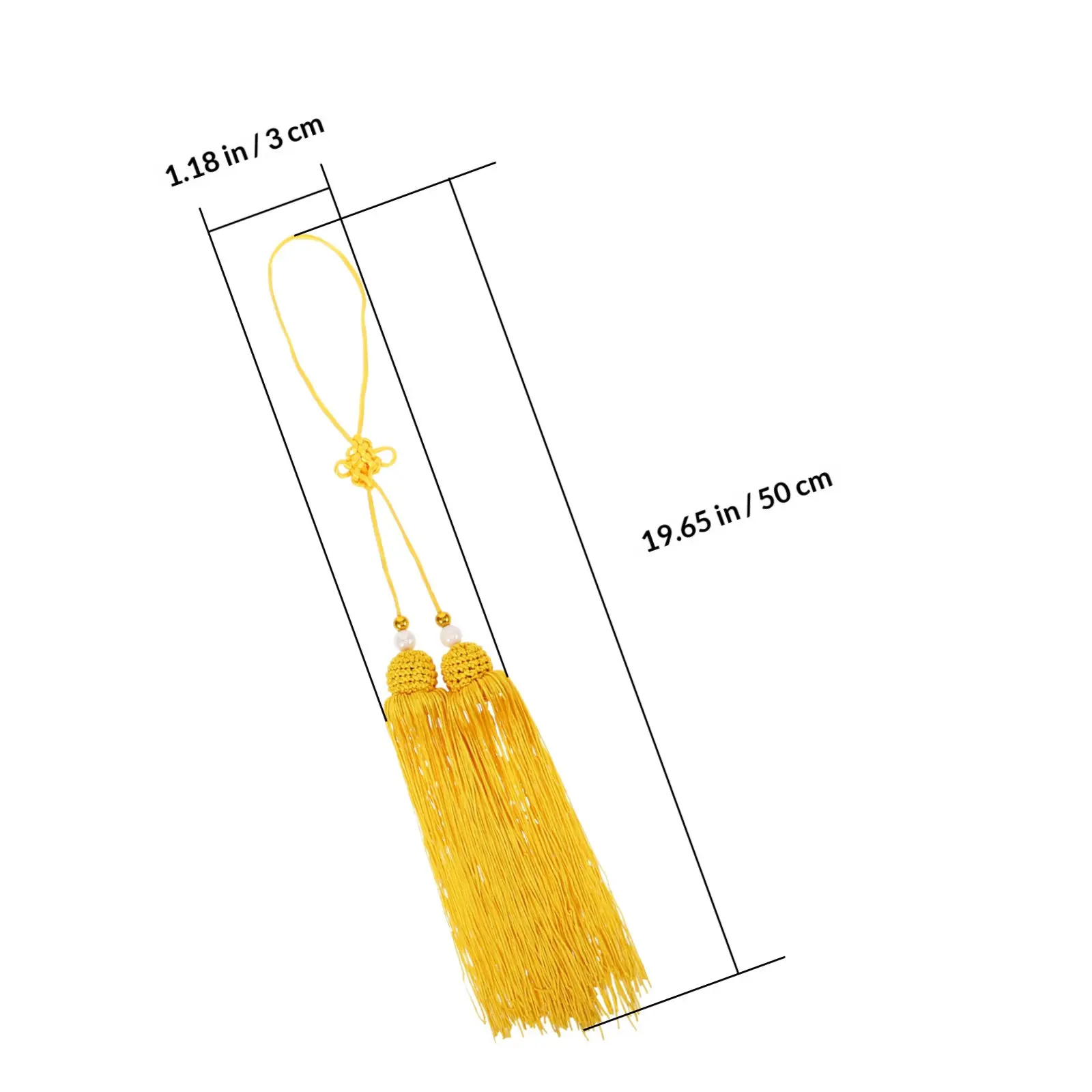 Chinese Tassel Bright Color Large Hanging Tail Decor Secure Attachment Tassel Pendant Tai Training Tool