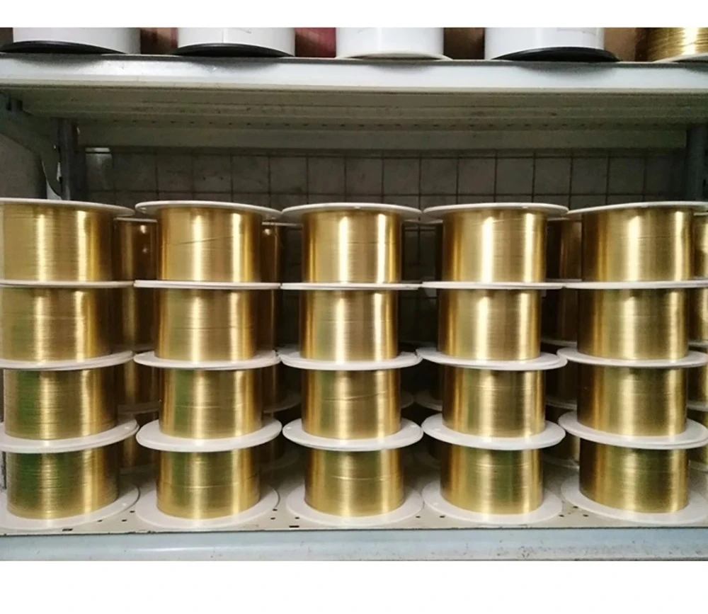 H65 Brass Copper Strip Copper Belt Used For Wire Splicing Machine Wire Connection Crimp Press Conductive Copper Tape