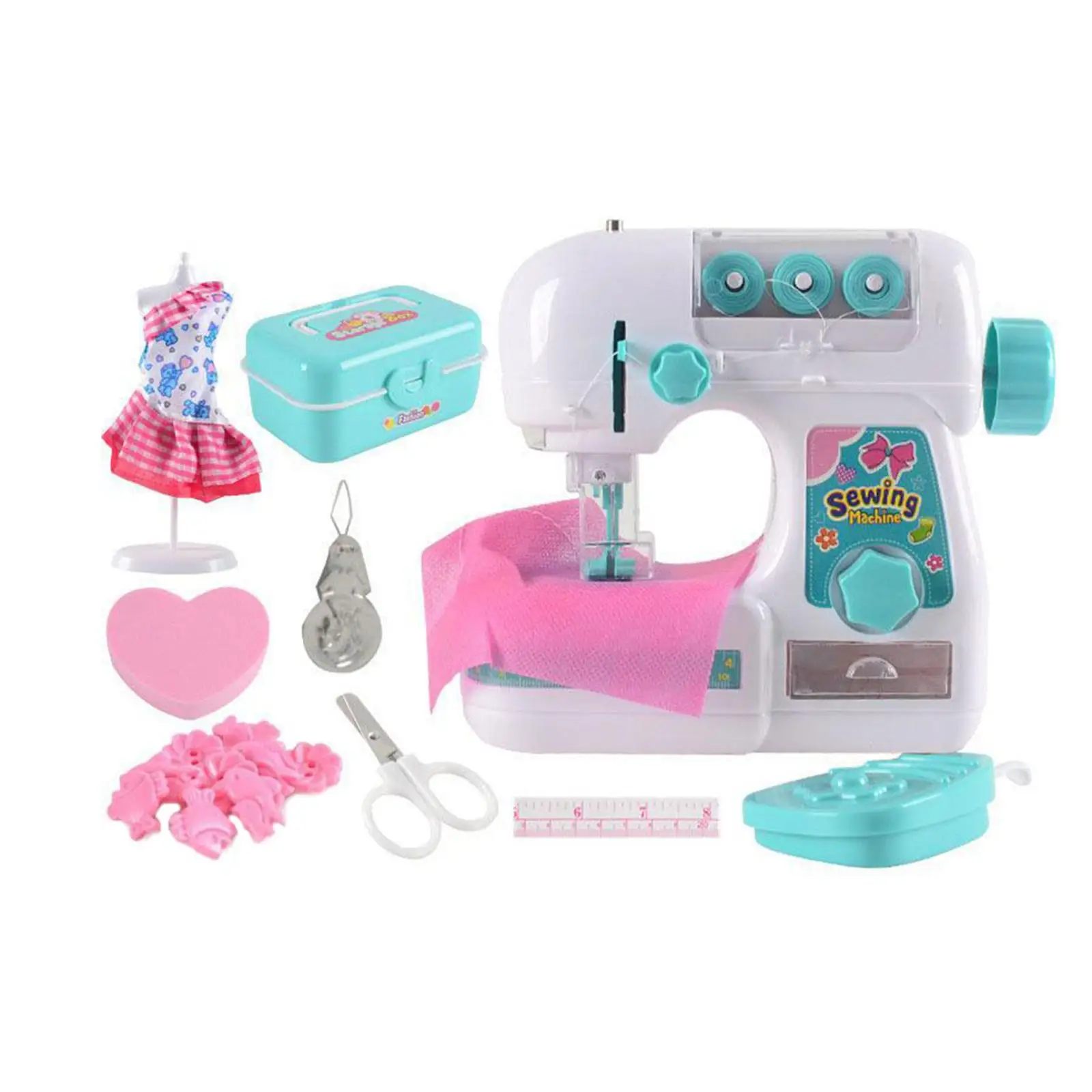 Máquina de coser para niños, juguete de aprendizaje, interacción entre padres e hijos, manualidades